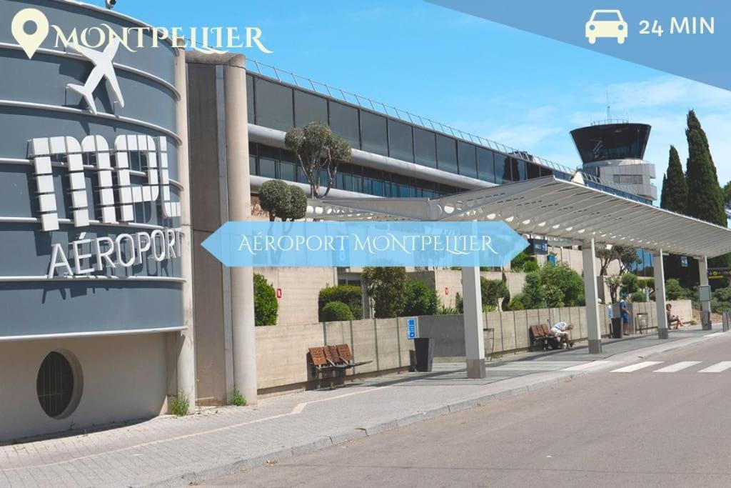 028- Chu Hopital, Appart 2Chambres, Parking, Tram Montpellier Dış mekan fotoğraf